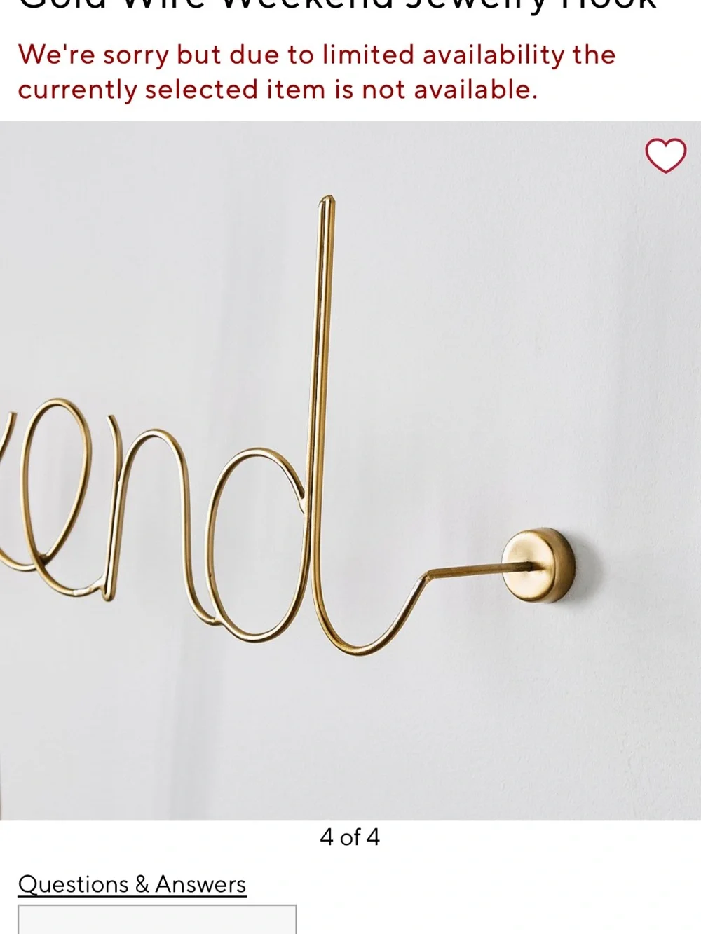 Pottery Barn Gold 